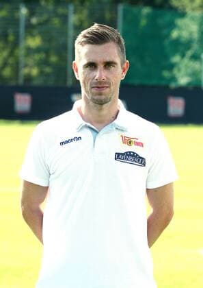 Sebastian Boenig Bönig (Co-Trainer) Einzelbild Hoch Fußball Fussball GER 2.BL Porträttermin 2016 2017 1. FC Union Berlin 22.07.2016