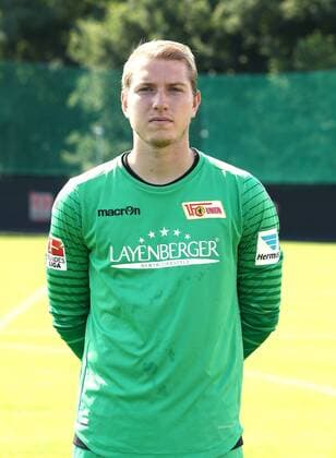 Torwart Jakob Busk (12) Einzelbild Hoch Fußball Fussball GER 2.BL Porträttermin 2016 2017 1. FC Union Berlin 22.07.2016