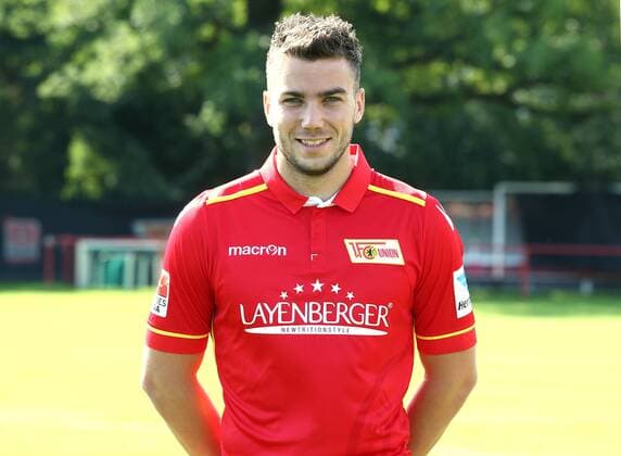 Dennis Daube (10) Einzelbild Quer Fußball Fussball GER 2.BL Porträttermin 2016 2017 1. FC Union Berlin 22.07.2016