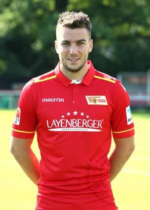 Dennis Daube (10) Einzelbild Hoch Fußball Fussball GER 2.BL Porträttermin 2016 2017 1. FC Union Berlin 22.07.2016