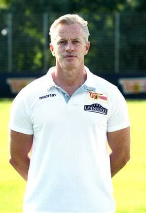 Jens Keller (Cheftrainer) Einzelbild Hoch Fußball Fussball GER 2.BL Porträttermin 2016 2017 1. FC Union Berlin 22.07.2016