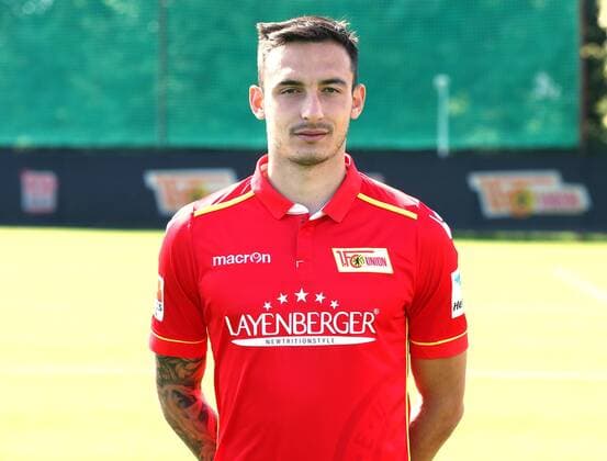 Roberto Puncec (4) Einzelbild Quer Fußball Fussball GER 2.BL Porträttermin 2016 2017 1. FC Union Berlin 22.07.2016