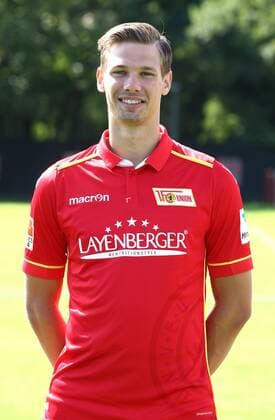 Maximilian Thiel (11) Einzelbild Hoch Fußball Fussball GER 2.BL Porträttermin 2016 2017 1. FC Union Berlin 22.07.2016