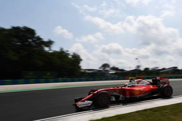 Formel 1, GP Ungarn, Freies Training Motorsports: FIA Formula One World Championship WM Weltmeisterschaft 2016, Grand Prix of Hungary, 7 Kimi Raikkonen (FIN, Scuderia Ferrari), xHOCHxZWEIx