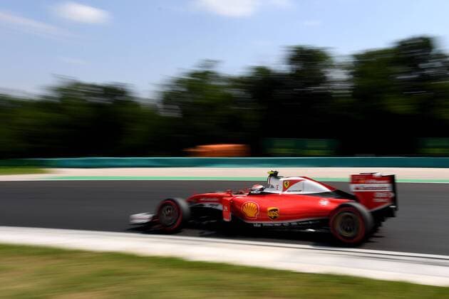 Formel 1, GP Ungarn, Freies Training Motorsports: FIA Formula One World Championship WM Weltmeisterschaft 2016, Grand Prix of Hungary, 7 Kimi Raikkonen (FIN, Scuderia Ferrari), xHOCHxZWEIx