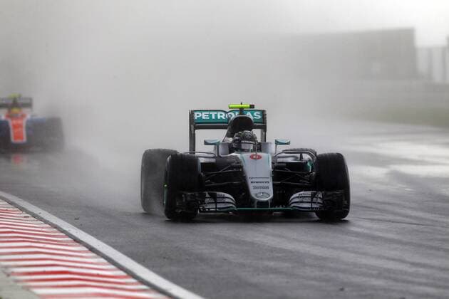 Formel 1, GP von Ungarn, Qualifying in Budapest abgebrochen Hungarian Grand Prix, Hungaroring, Budapest 21 - 24 July 2016 23.07.2016 - Qualifying, Nico Rosberg (GER) Mercedes AMG F1 W07 Hybrid 