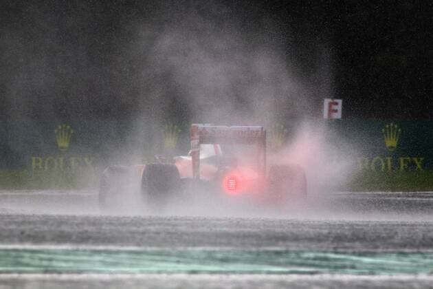 Formel 1, GP von Ungarn, Qualifying in Budapest abgebrochen Hungarian Grand Prix, Hungaroring, Budapest 21 - 24 July 2016 23.07.2016 - Qualifying, Sebastian Vettel (GER) Scuderia Ferrari SF16-H 