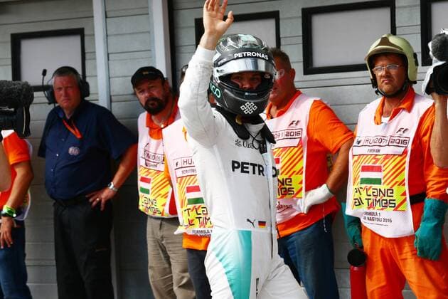 Hungarian Grand Prix, Hungaroring, Budapest 21 - 24 July 2016 23.07.2016 - Qualifying, Nico Rosberg (GER) Mercedes AMG F1 W07 Hybrid pole position 