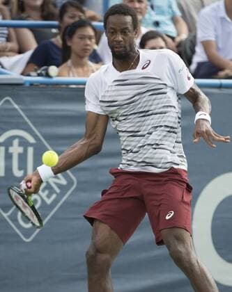 July 23, 2016: Gael Monfils (FRA) defeated Alexander Zverev (GER) 6-4, 6-0, at the Citi Open being played at Rock Creek Park Tennis Center in Washington, DC. Ã‚Â© Tennisclix CSM TENNIS 2016: Citi Open July 16 - ZUMAc04_