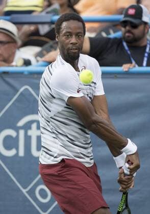 July 23, 2016: Gael Monfils (FRA) defeated Alexander Zverev (GER) 6-4, 6-0, at the Citi Open being played at Rock Creek Park Tennis Center in Washington, DC. Ã‚Â© Tennisclix CSM TENNIS 2016: Citi Open July 16 - ZUMAc04_