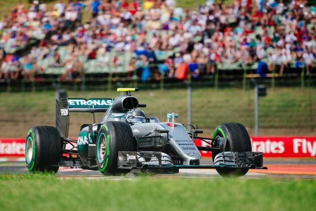 MOGYOROD, July 23, 2016 -- Mercedes AMG Petronas F1 Team s German driver Nico Rosberg competes during the qualifying session of the Hungarian F1 Grand Prix in Mogyorod, Hungary, on July 23, 2016. Rosberg took the pole position with a time of 1 minute and 19.965 seconds. ) (SP)HUNGARY-MOGYOROD-FORMULA ONE-GRAND PRIX-QUALIFYING JurexMakovec 