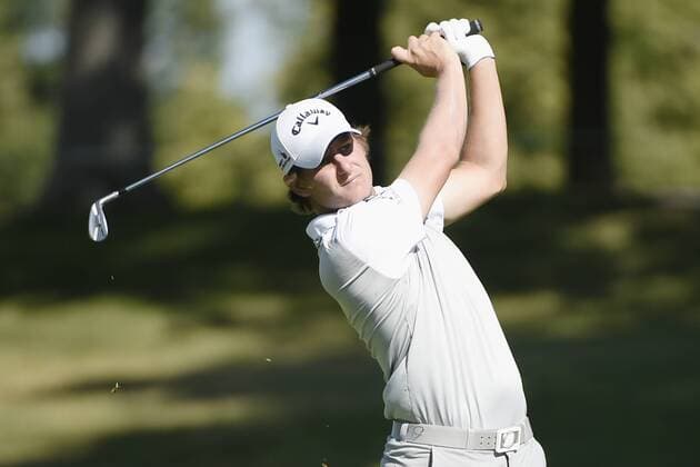July 23, 2016: Emilliano Grillo hits his approach shot to the third hole in the third round at the RBC Canadian Open at Glen Abbey Golf Club in Oakville, Ontario. (Photo by Gerry Angus Icon Sportswire) GOLF: JUL 23 PGA Golf Herren - RBC Canadian Open - Third Round Icon16072321 EDITORIAL USE ONLY