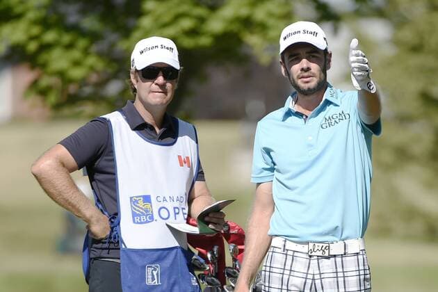 July 23, 2016: Troy Merritt prepares for his approach shot to the third hole in the third round at the RBC Canadian Open at Glen Abbey Golf Club in Oakville, Ontario. (Photo by Gerry Angus Icon Sportswire) GOLF: JUL 23 PGA Golf Herren - RBC Canadian Open - Third Round Icon16072323 EDITORIAL USE ONLY