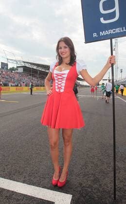 Gridgirls, formula 1 GP, Ungarn in Budapest, 24.07.2016 Photo:mspb Lukas Gorys Gridgirls; formula 1 GP, Ungarn