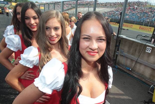 Gridgirls, formula 1 GP, Ungarn in Budapest, 24.07.2016 Photo:mspb Lukas Gorys Gridgirls; formula 1 GP, Ungarn