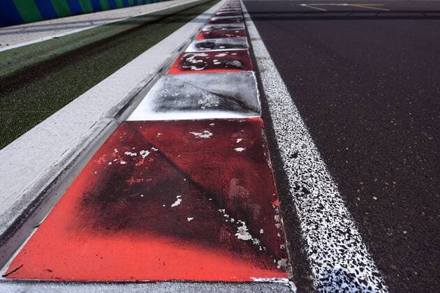 Bilder des Tages - SPORT Motorsports: FIA Formula One World Championship WM Weltmeisterschaft 2016, Grand Prix of Hungary, curbs xHOCHxZWEIx