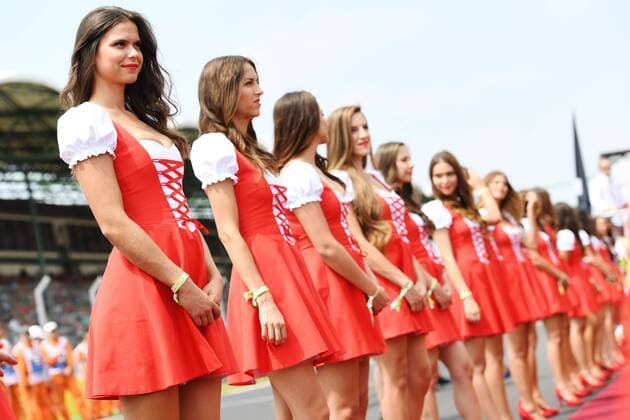 Motorsports: FIA Formula One World Championship WM Weltmeisterschaft 2016, Grand Prix of Hungary, grid girls xHOCHxZWEIx