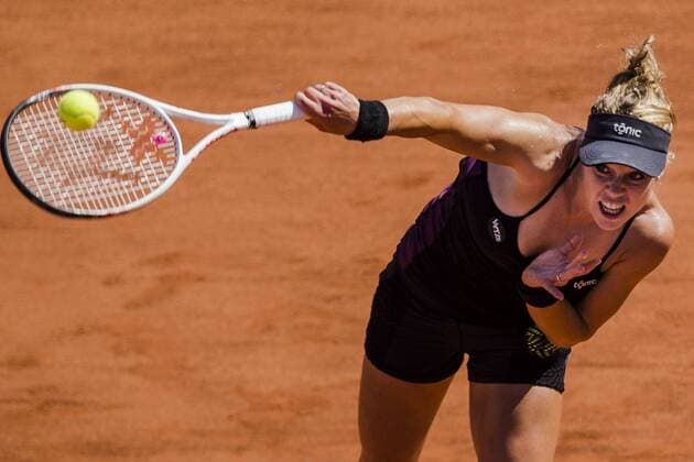Tennis, Laura Siegemund gewinnt in Bastad ersten WTA-Titel 160724 Laura Siegemund, Tyskland under finalen under dag 8 av Swedish open den 24 juli 2016 i Bastad.  Copyright: MathildaxAhlberg BB160724MA048