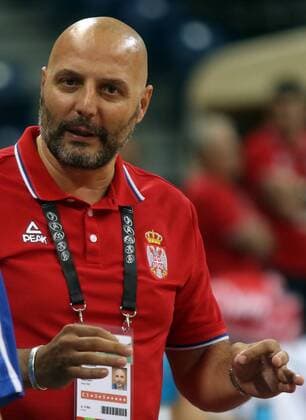 08.07.2016 Bekgrade(Serbia) Aleksandar Djordjevic Serbia head coach men s basketball :Str Aleksandar Djordjevic 