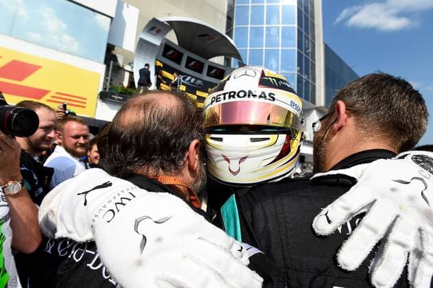 Formel 1, Lewis Hamilton gewinnt GP Ungarn Lewis Hamilton; Mercedes Grand Prix, formula 1 GP, Ungarn in Budapest, 24.07.2016 Photo:mspb Jerry Andre Lewis Hamilton; formula 1 GP, Ungarn