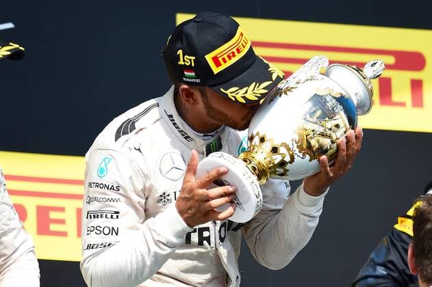 Formel 1, Lewis Hamilton gewinnt GP Ungarn Lewis Hamilton; Mercedes Grand Prix, formula 1 GP, Ungarn in Budapest, 24.07.2016 Photo:mspb Jerry Andre Lewis Hamilton; formula 1 GP, Ungarn