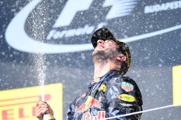 Motorsports: FIA Formula One World Championship WM Weltmeisterschaft 2016, Grand Prix of Hungary, 3 Daniel Ricciardo (AUS, Red Bull Racing), xHOCHxZWEIx