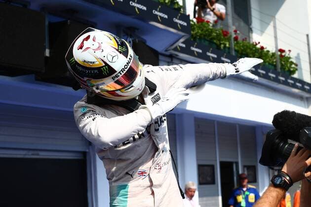 Formel 1, GP Ungarn Hungarian Grand Prix, Hungaroring, Budapest 21 - 24 July 2016 24.07.2016 - Race, Lewis Hamilton (GBR) Mercedes AMG F1 W07 Hybrid race winner 