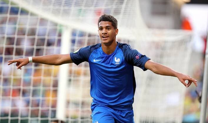 UEFA U19 EM Finale Frankreich - Italien Deutschland, Sinsheim, 24.07.2016, Fussball, UEFA U19 EM Finale in Sinsheim, Frankreich - Italien: Ludovic Blas (Frankreich); Jubel Tor 2:0 Blas.