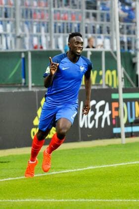GER, UEFA U19 2016, Finale, Frankreich (FRA) vs Italien (ITA) 24.07.2016, Rhein-Neckar-Arena, Sinsheim, GER, UEFA U19 EURO 2016, Finale, France (FRA) vs Italy (ITA), picture shows im Bild: Jean-Kevin Augustin ( 7, Frankreich France (FRA)) jubelt ueber sein Tor zum 1:0 Foto © nordphoto Fabisch nordphotox xFabisch