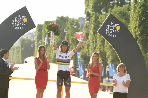 Tour de France, Siegerehrung Gesamtwertungen 24-07-2016 Tour De France; Tappa 21 Chantilly - Paris; 2016, Tinkoff; Sagan, Peter; Paris; 