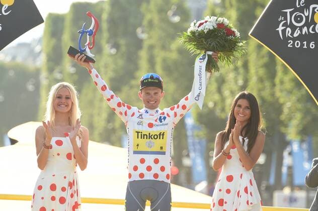 Bilder des Tages - SPORT Tour de France, Siegerehrung Gesamtwertungen 24-07-2016 Tour De France; Tappa 21 Chantilly - Paris; 2016, Tinkoff; Majka, Rafal; Paris; 