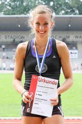73. Deutsche U23 Meisterschaften; Bochum-Wattenscheid, 24.07.2016 Christine Salterberg (LT DSHS Koeln); 73. Deutsche U23 Meisterschaften am 24.07.2016 im Lohrheide-Stadion, Bochum-Wattenscheid (Nordrhein-Westfalen). xdfx