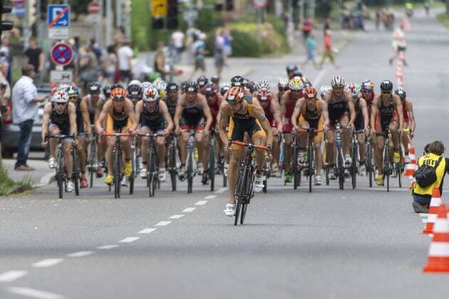 Gregor Payet, 1. Bitburger 0,0% Triathlon-Bundesliga, Herren, Mey Generalbau Citytriathlon Tuebingen, DTU-Roadshow 2016, Deutsche Triathlon Union, 24.07.2016, Tuebingen Copyright: Walther Eibner-Pressefoto EP_SWR