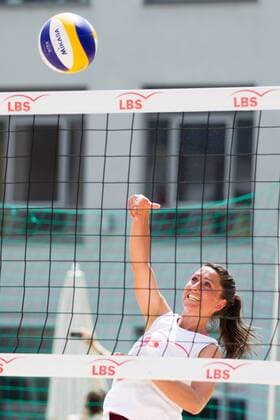 Angriff Theresa Kober; LBS-Cup Beachvolleyball A-Top, Marktplatz, Offenburg Germany, 20160724; Offenburg Copyright: Wuechnerx xEibner-Pressefoto EP_nwr