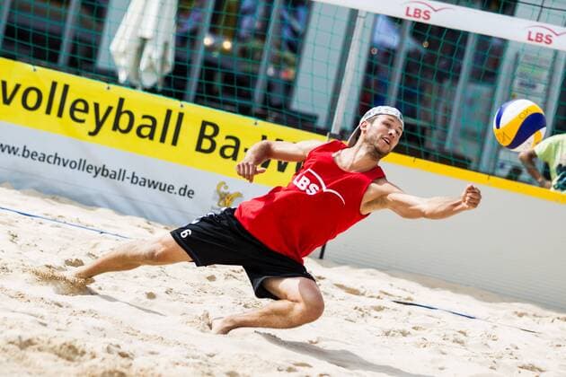 Heiko Steinkemper (USC Freiburg); LBS-Cup Beachvolleyball A-Top, Marktplatz, Offenburg Germany, 20160724; Offenburg Copyright: Wuechnerx xEibner-Pressefoto EP_nwr