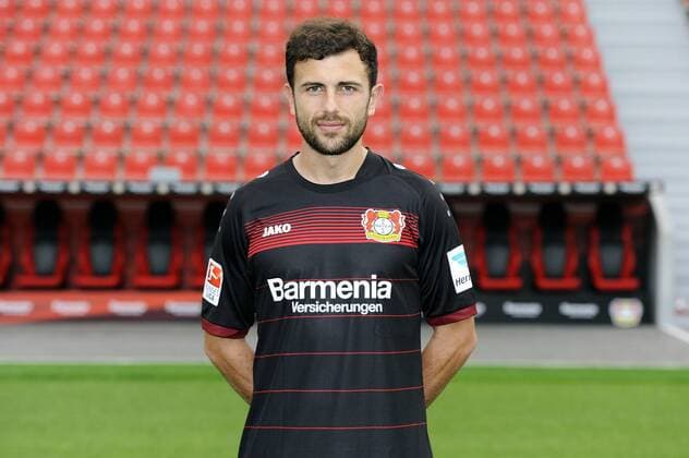 Porträt: Fußball, GER, 1.BL, Bundesliga, Liga, Porträttermin 2016 2017, Bayer Leverkusen: Admir Mehmedi (Leverkusen). Einzelbild, Portrait, Porträt.