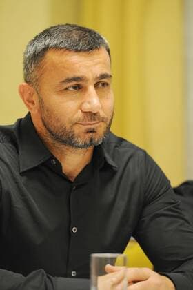Fußball, CL Quali, Karabach Agdam - PK Coach of Karabach GURBAN GURBANOV speaks during the press conference PK Pressekonferenz prior to 3rd qualifying round of football Champions League, 1st leg: Viktoria Plzen vs Karabach in Pilsen, Czech Republic, July 25, 2016. (CTKxPhoto PavelxNemecek) CTKPhotoP201607250891701  nmc5