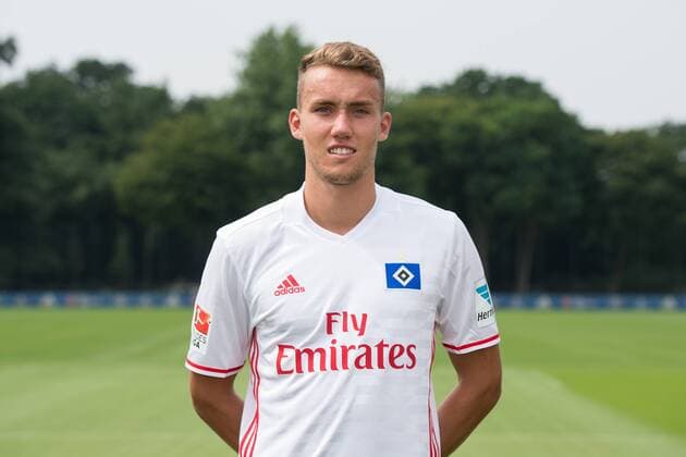 Fußball, GER, 1.Bundesliga, Porträttermin 2016 2017, Hamburger SV, Luca Waldschmidt