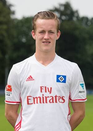 Fußball, GER, 1.Bundesliga, Porträttermin 2016 2017, Hamburger SV, Jonas Behounek