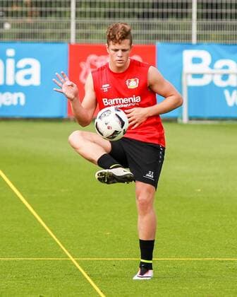 Joel Abu Hanna ( 22, Bayer 04 Leverkusen) am Ball, Training Bayer 04 Leverkusen, Fussball, 1. Bundesliga, 26.07.2016, Leverkusen Copyright: Deutzmannx xEibner-Pressefoto EP_cdn