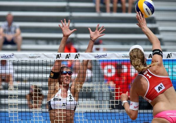 BEACHVOLLEYBALL - A1 Major Klagenfurt 2016 KLAGENFURT,AUSTRIA,26.JUL.16 - Beach volleyball Beachvolleyball - FIVB World Tour 2016, A1 Major Klagenfurt, women. Image shows Cornelia Rimser (AUT). GEPAxpictures xDanielxGoetzhaber