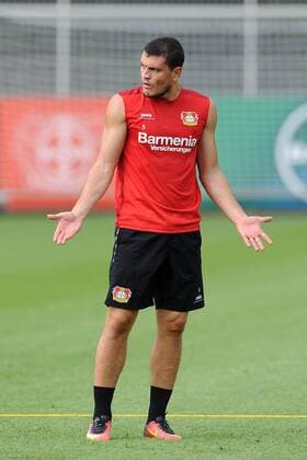 Kyriakos Papadopoulos ( Bayer 04 Leverkusen ) ratlos aergert sich. Training Bayer 04 Leverkusen, Fussball, 1. Bundesliga, 14.07.2016 Foto : Thomas Thienel Eibner Leverkusen Copyright: Thienel Eibner-Pressefoto EP_TTL