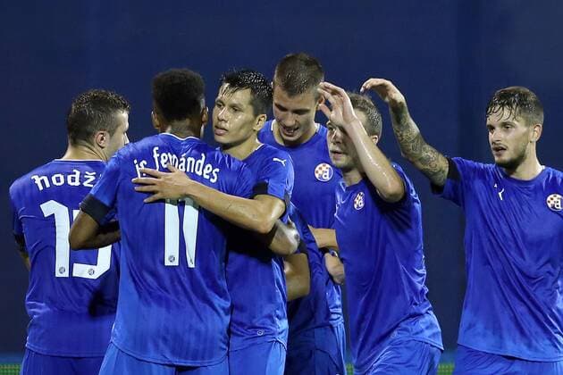Third Qualifying Round of the Champions League, match GNK Dinamo - FC Dinamo Tbilisi 26.07.2016., Croatia, Zagreb - Third Qualifying Round of the Champions League, match GNK Dinamo - FC Dinamo Tbilisi. Leonardo German Sigali.  GoranxStanzl PIXSELL