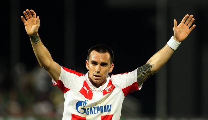 26.07.2016 Razgrad(Bulgaria) PFC Ludogorets-FK Crvena Zvezda(FC Red Star) 3rd leg Champions League qualify men s football Pablo Mouche FK Crvena Zvezda(FC Red Star) : 