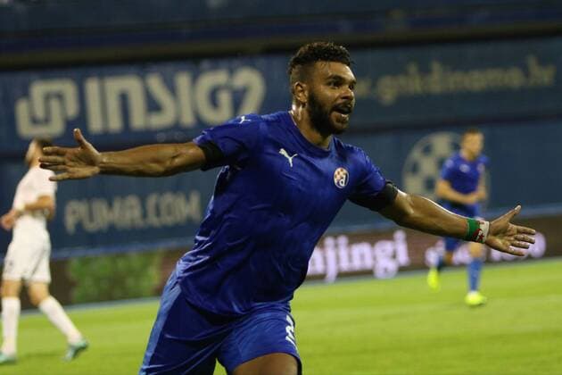 Zagreb, 26.7.2016., Stadion Maksimir - UEFA Champions League, Third qualifying round, First leg. GNK DINAMO Zagreb (blue) - DINAMO Tbilisi (white) 2:0 El Arabi Hilal SOUDANI (2)
