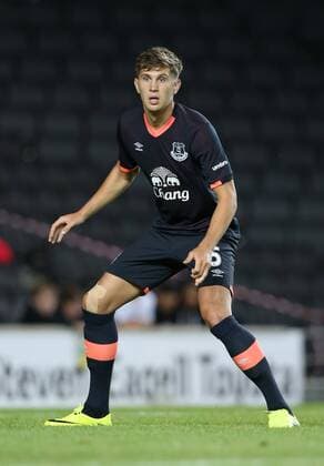 Everton s John Stones in action during the pre season Friendly match at the Stadium MK, Milton Keynes. Picture date July 26th, 2016 Pic David Klein Sportimage EDITORIAL USE ONLY. No use with unauthorised audio, video, data, fixture lists, club league logos or live services. Online in-match use limited to 120 images, no video emulation. No use in betting, games or single club league player publications.