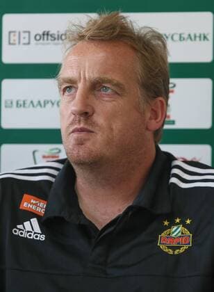 SOCCER - EL quali, Zhodino vs Rapid, preview ZHODZINA,BELARUS,27.JUL.16 - SOCCER - UEFA Europa League, qualification, FC Torpedo Zhodino vs SK Rapid Wien, preview. Image shows head coach Mike Bueskens (Rapid). Keywords: Wien Energie. GEPAxpictures xMarioxKneisl