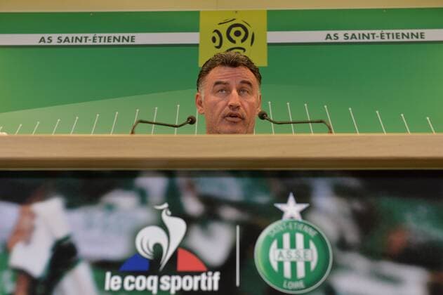 Christophe Galtier (Coach saint etienne) FOOTBALL : PK - AS Saint Etienne - Europa Ligue - 3. Quali Runde - 27 07 2016 FredericChambertx 