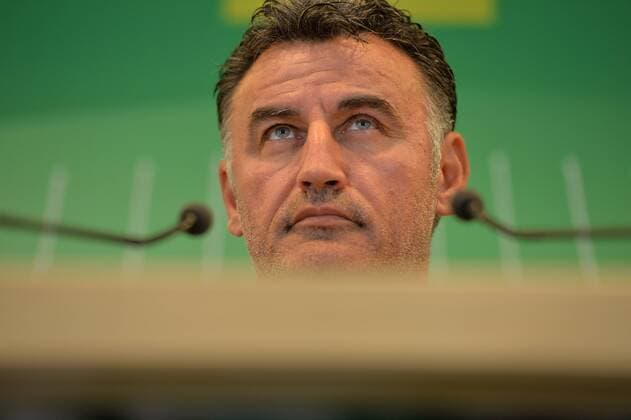 Christophe Galtier (Coach saint etienne) FOOTBALL : PK - AS Saint Etienne - Europa Ligue - 3. Quali Runde - 27 07 2016 FredericChambertx 