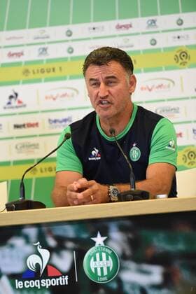 Christophe Galtier (Coach saint etienne) FOOTBALL : PK - AS Saint Etienne - Europa Ligue - 3. Quali Runde - 27 07 2016 FredericChambertx 